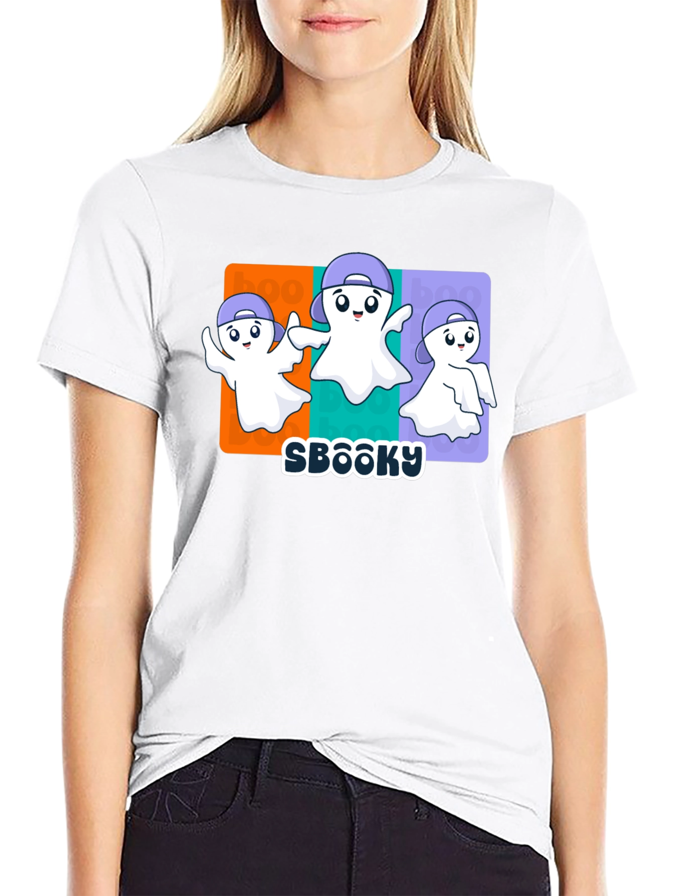 Camiseta SBOOOKY con Fantasmas Divertidos