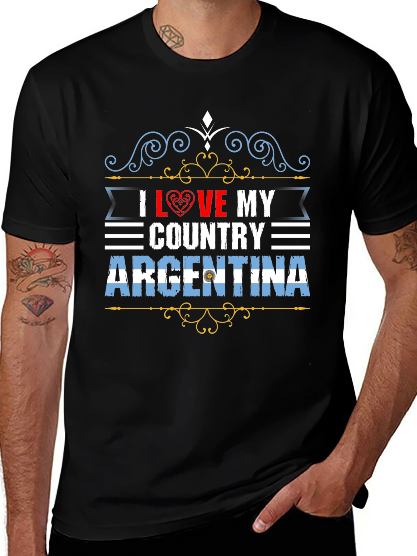 Camiseta Argentina: ¡Amo mi país!