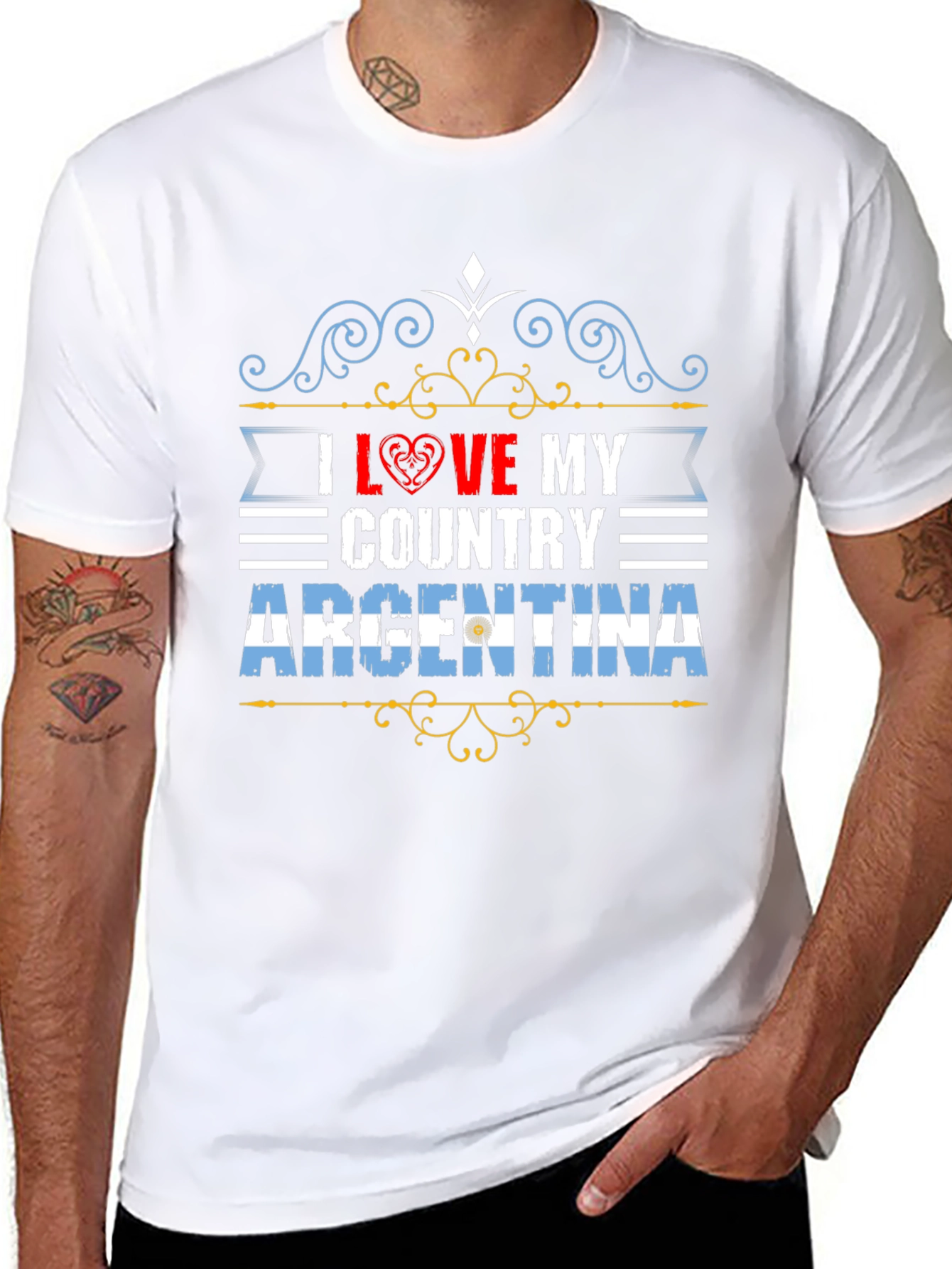 Camiseta Argentina: ¡Amo mi país!