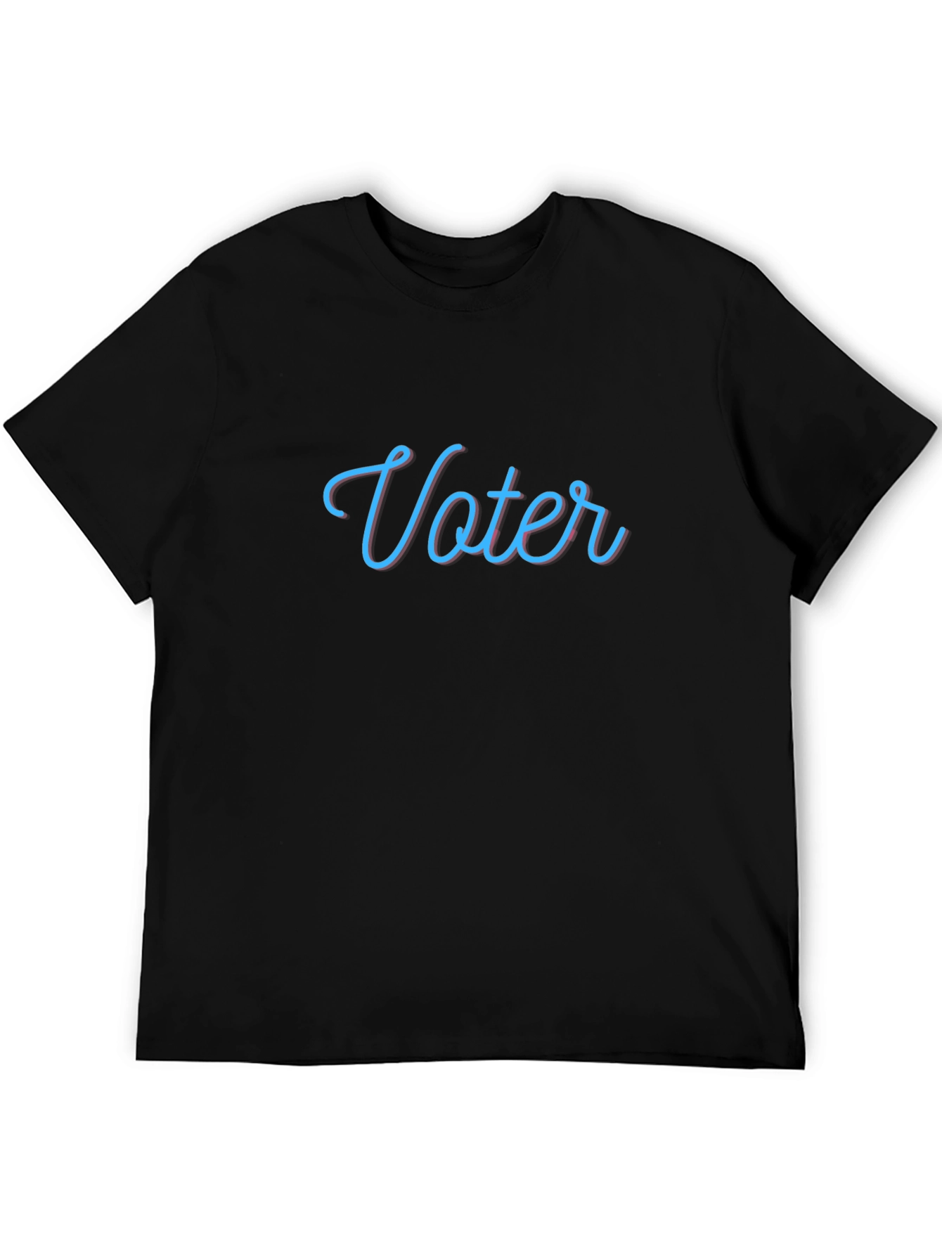 Camiseta Negra Voter: Estilo y Conciencia Cívica