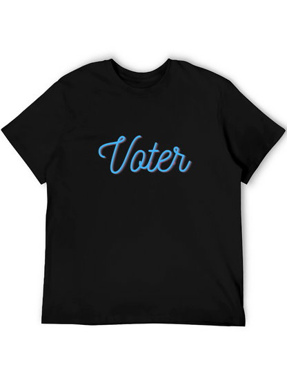 Camiseta Negra Voter: Estilo y Conciencia Cívica