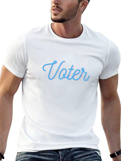 Camiseta Negra Voter: Estilo y Conciencia Cívica