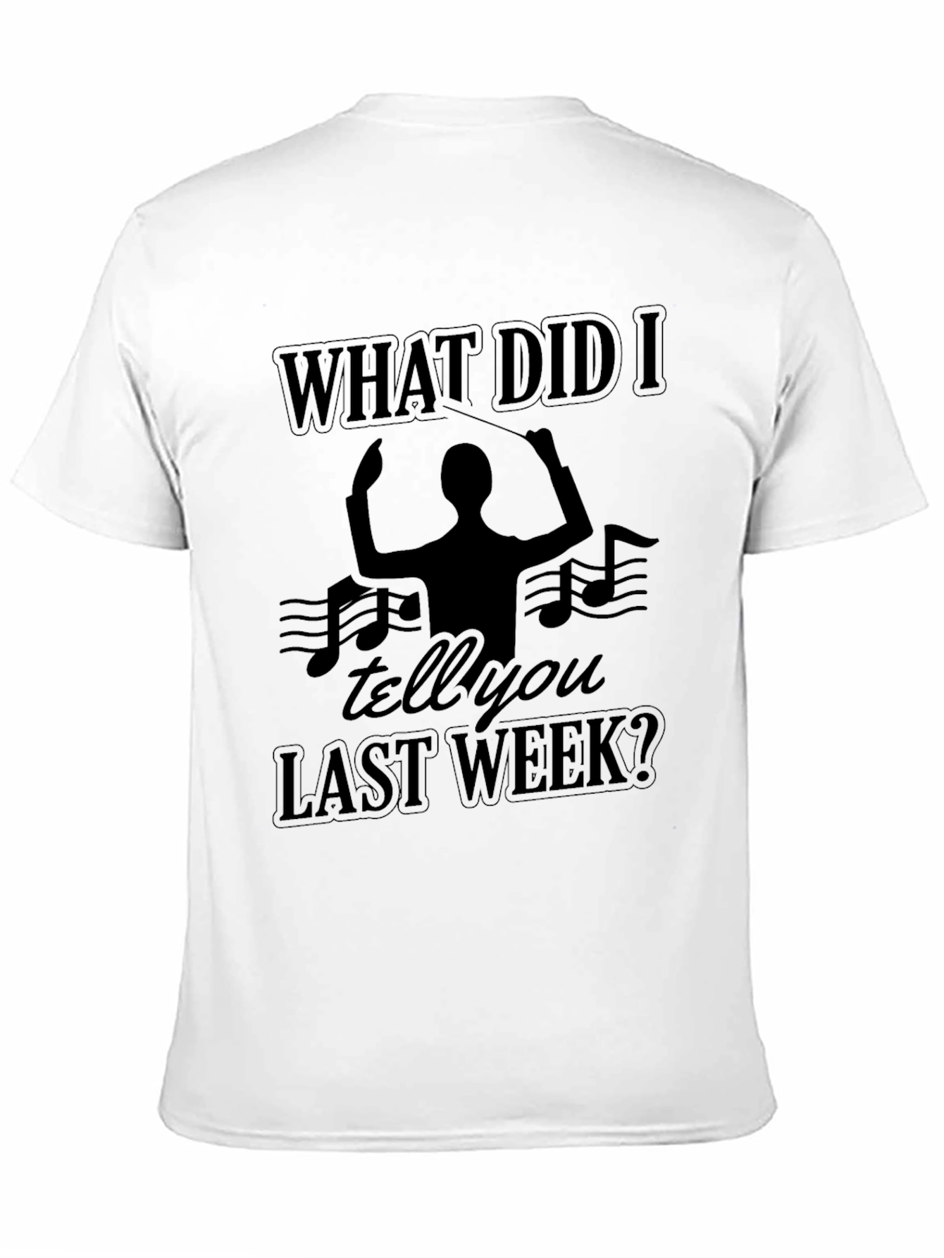 Camiseta Negra: ¿Qué Te Dije La Semana Pasada?