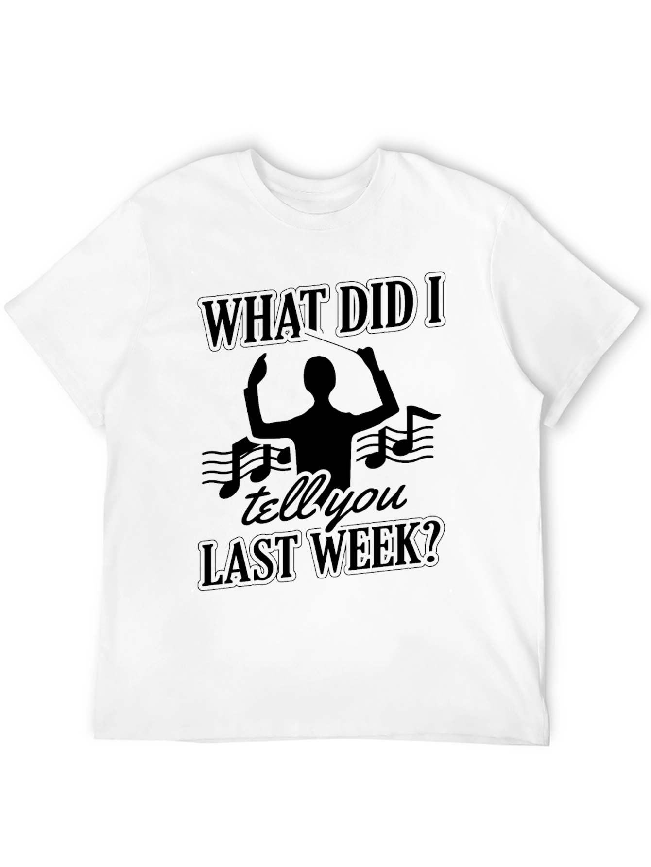 Camiseta Negra: ¿Qué Te Dije La Semana Pasada?