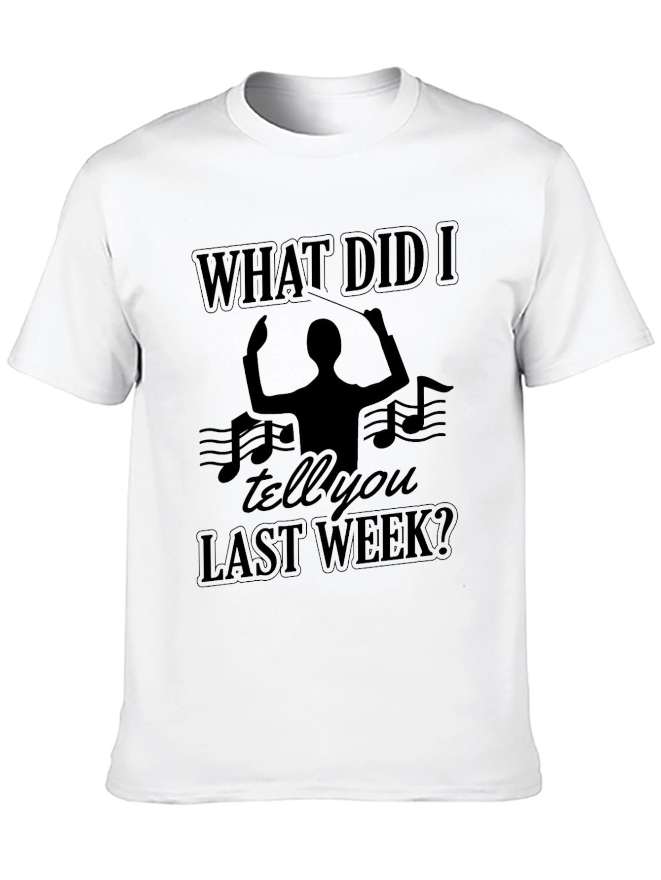 Camiseta Negra: ¿Qué Te Dije La Semana Pasada?