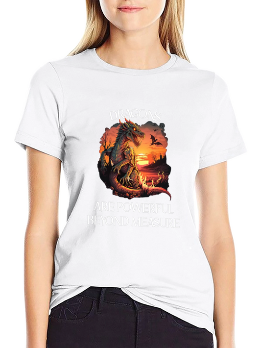 Camiseta Dragones Poderosos - Diseño Único