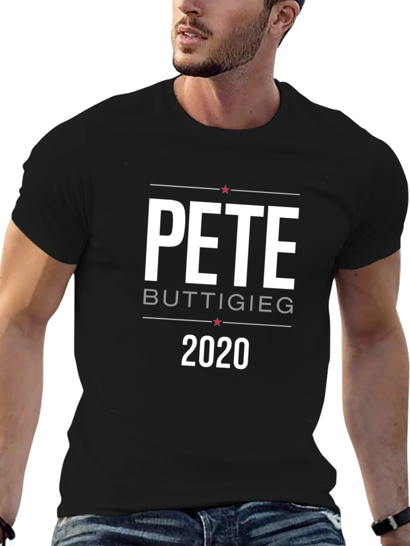 Camiseta Pete Buttigieg 2020 Negra