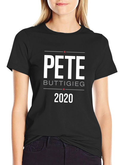 Camiseta Pete Buttigieg 2020 Negra