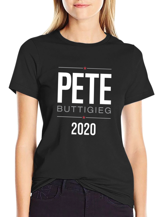 Camiseta Pete Buttigieg 2020 Negra