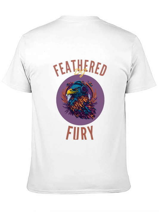 Camiseta Hombre Diseño Águila DJ - Feathered Fury