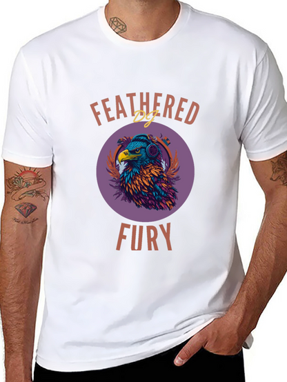 Camiseta Hombre Diseño Águila DJ - Feathered Fury