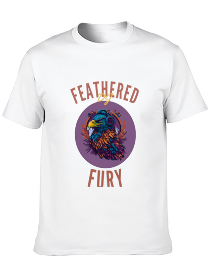 Camiseta Hombre Diseño Águila DJ - Feathered Fury