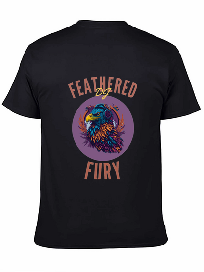 Camiseta Hombre Diseño Águila DJ - Feathered Fury