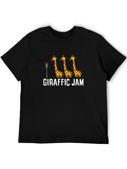 Camiseta Negra Giraffe Jam