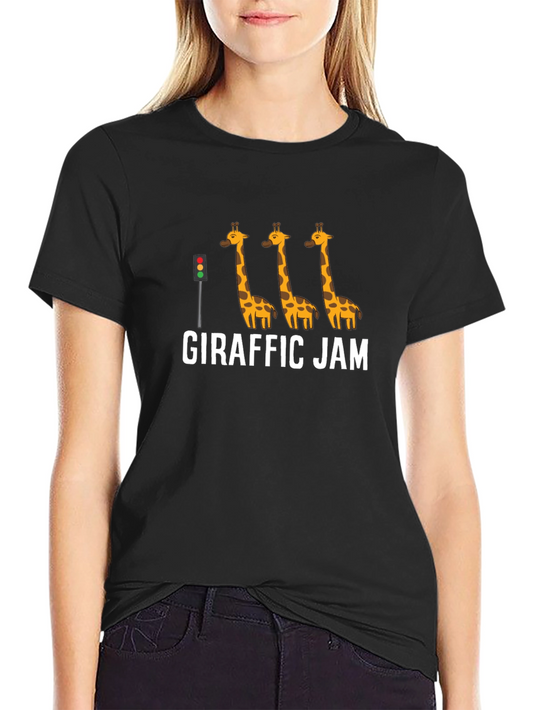 Camiseta Negra Giraffe Jam
