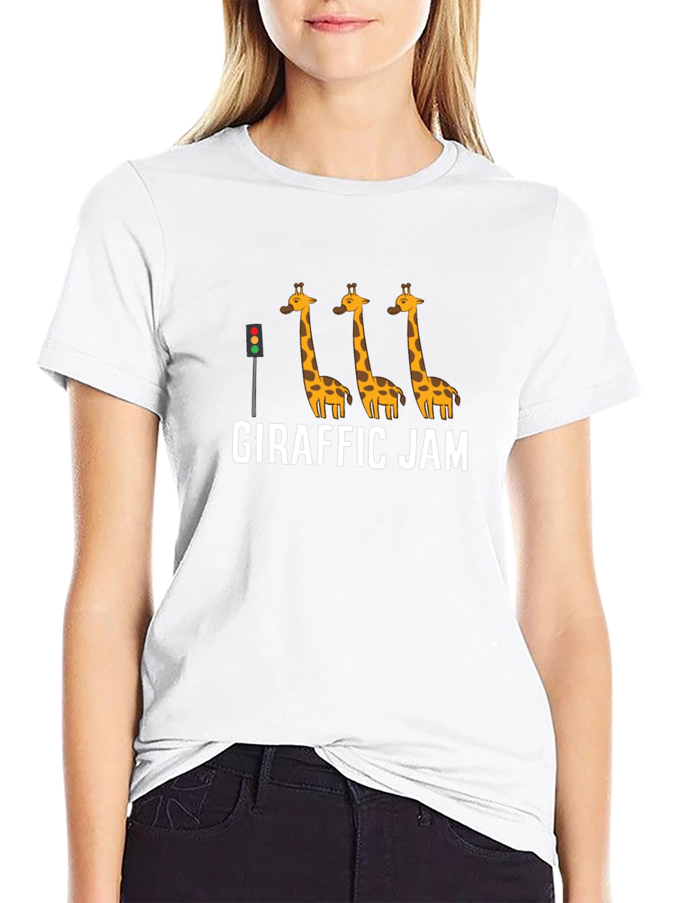 Camiseta Negra Giraffe Jam
