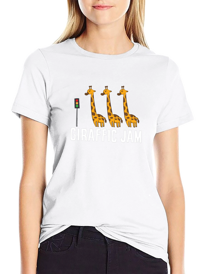 Camiseta Negra Giraffe Jam