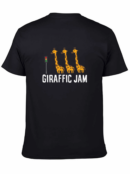 Camiseta Negra Giraffe Jam
