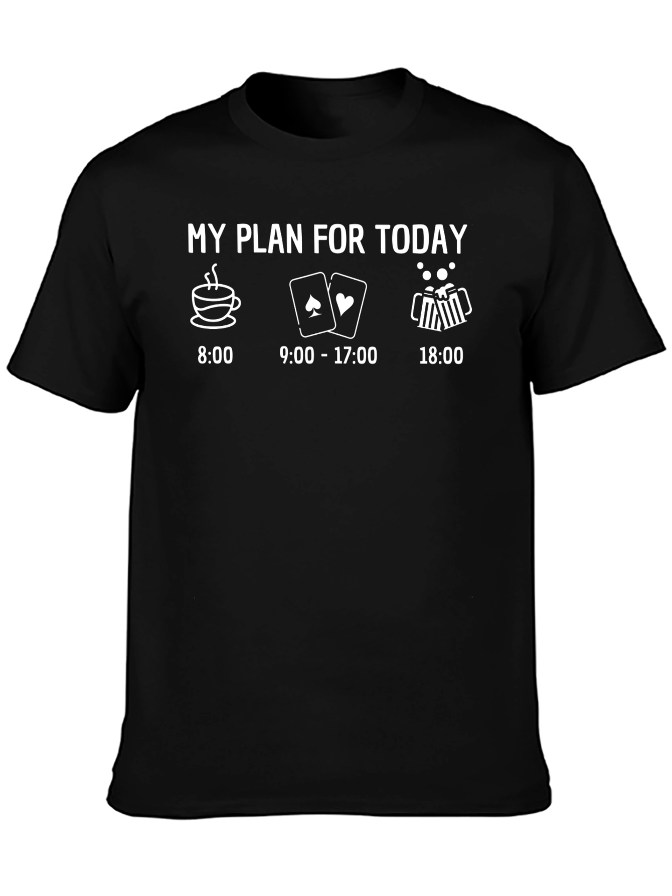 Camiseta Hombre Mi Plan Para Hoy Divertida