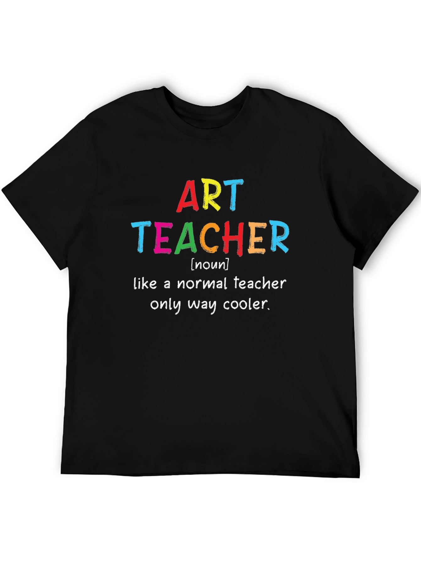 Camiseta Negra Art Teacher: Cool Teacher