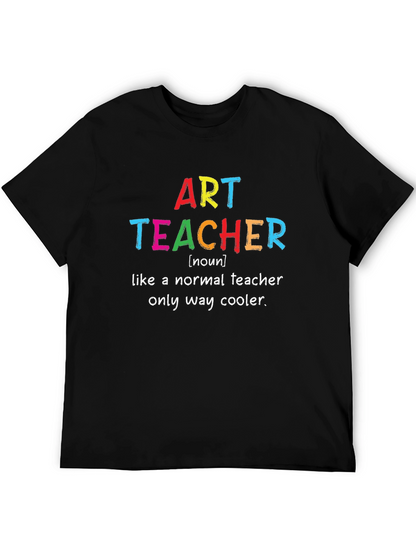 Camiseta Negra Art Teacher: Cool Teacher