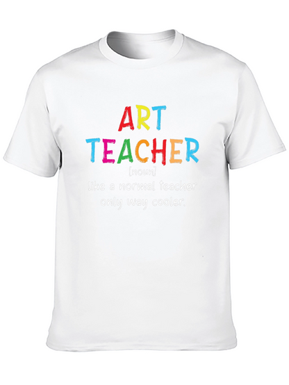 Camiseta Negra Art Teacher: Cool Teacher