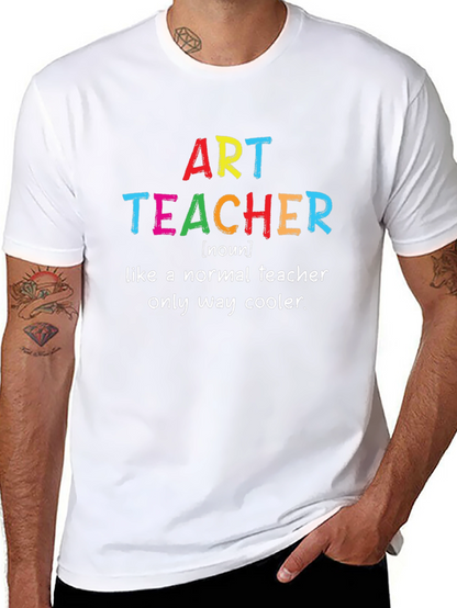 Camiseta Negra Art Teacher: Cool Teacher