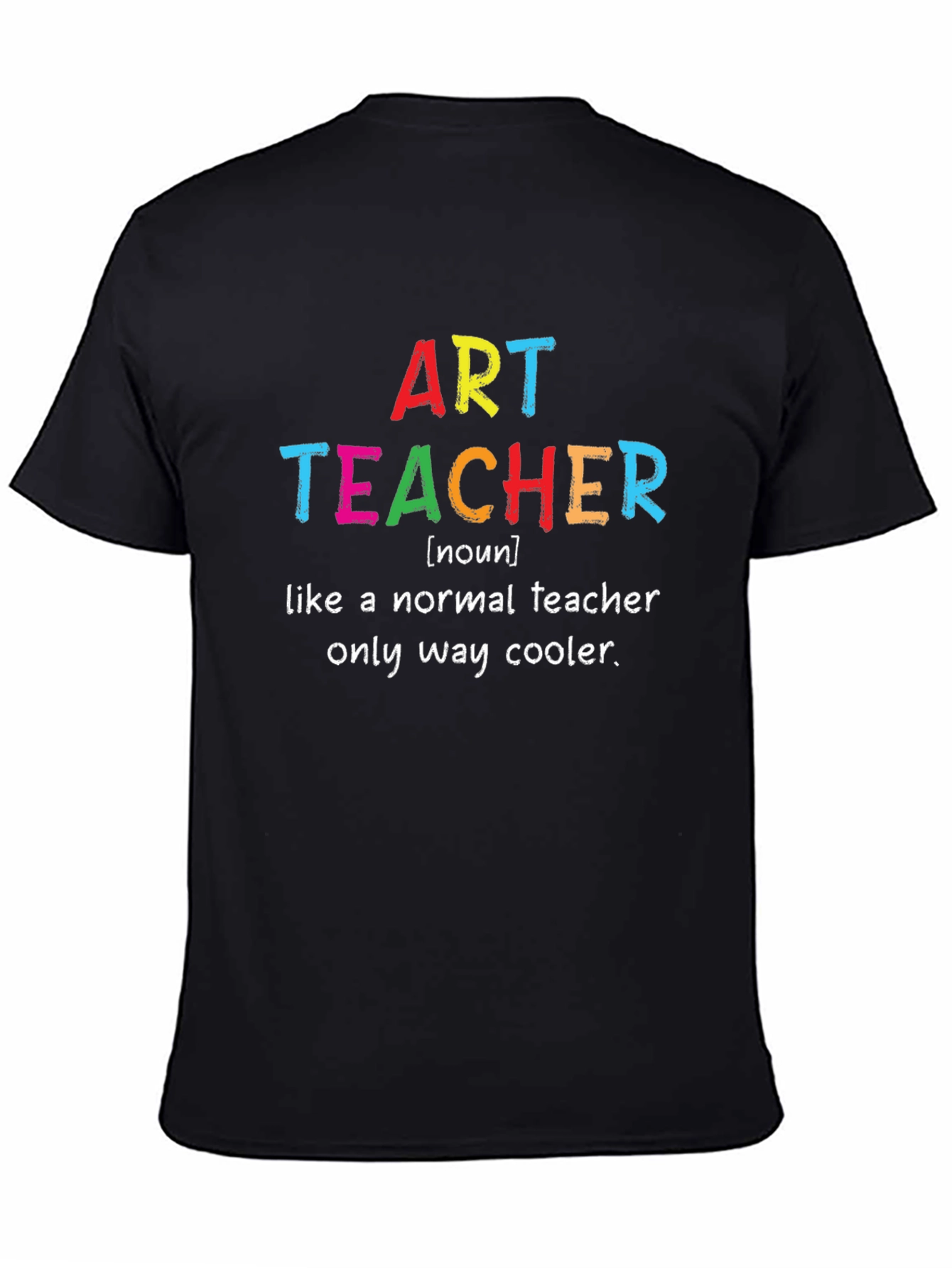 Camiseta Negra Art Teacher: Cool Teacher