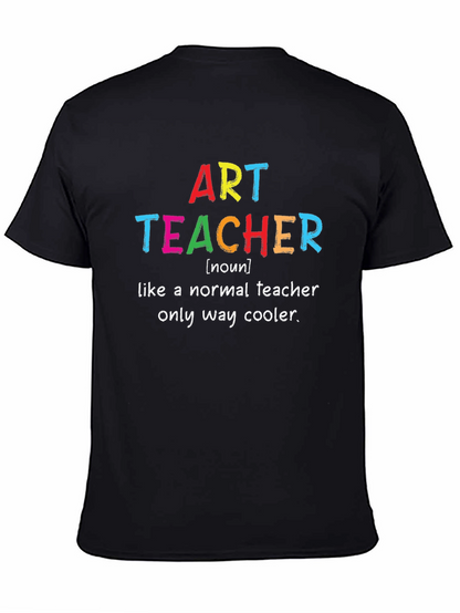 Camiseta Negra Art Teacher: Cool Teacher