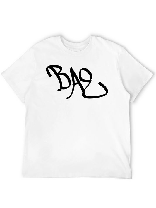 Camiseta Negra Casual con Diseño BAE