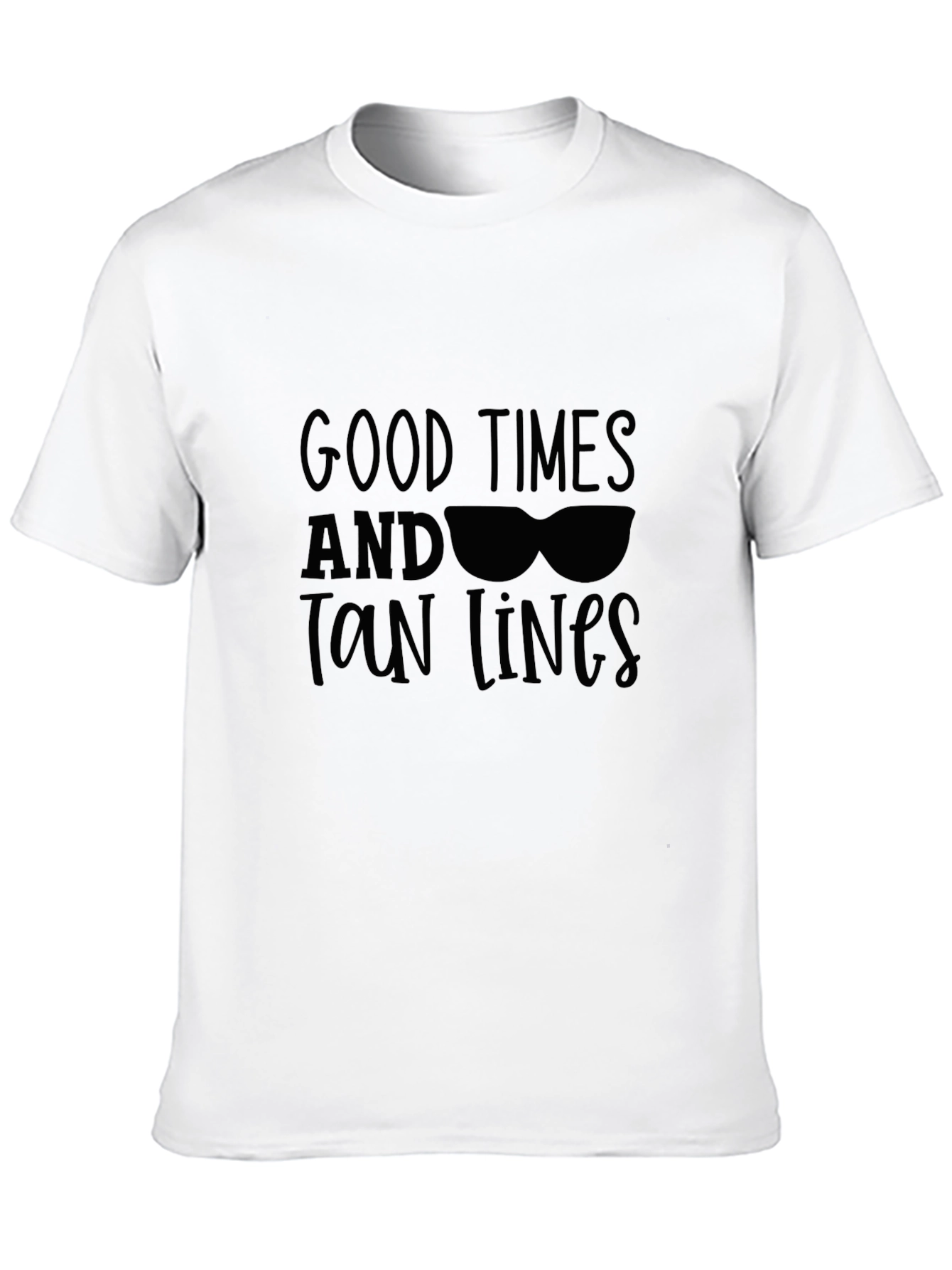 Camiseta Negra Good Times and Tan Lines