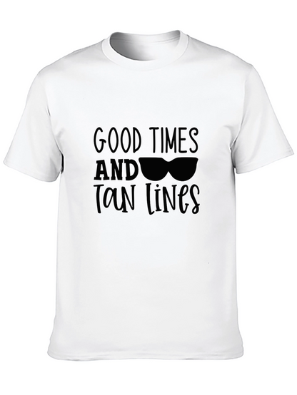 Camiseta Negra Good Times and Tan Lines