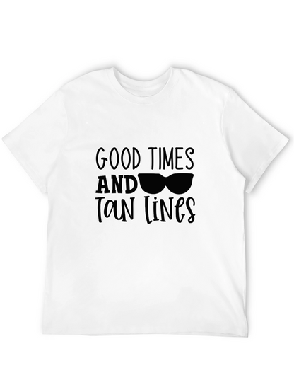 Camiseta Negra Good Times and Tan Lines