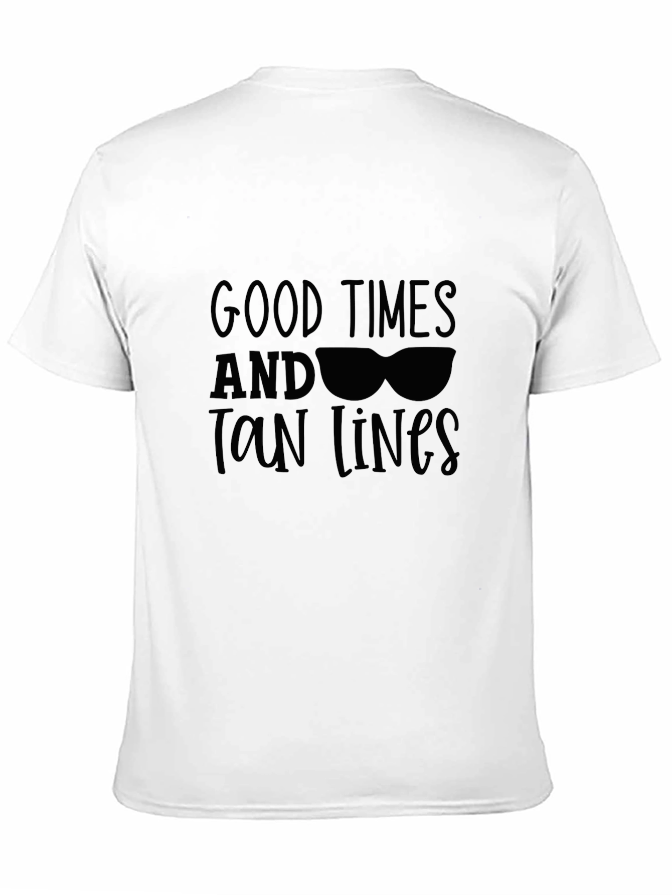 Camiseta Negra Good Times and Tan Lines