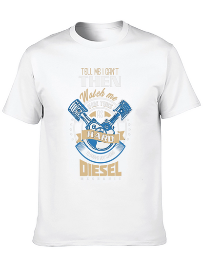 Camiseta Negra Diesel Mechanic