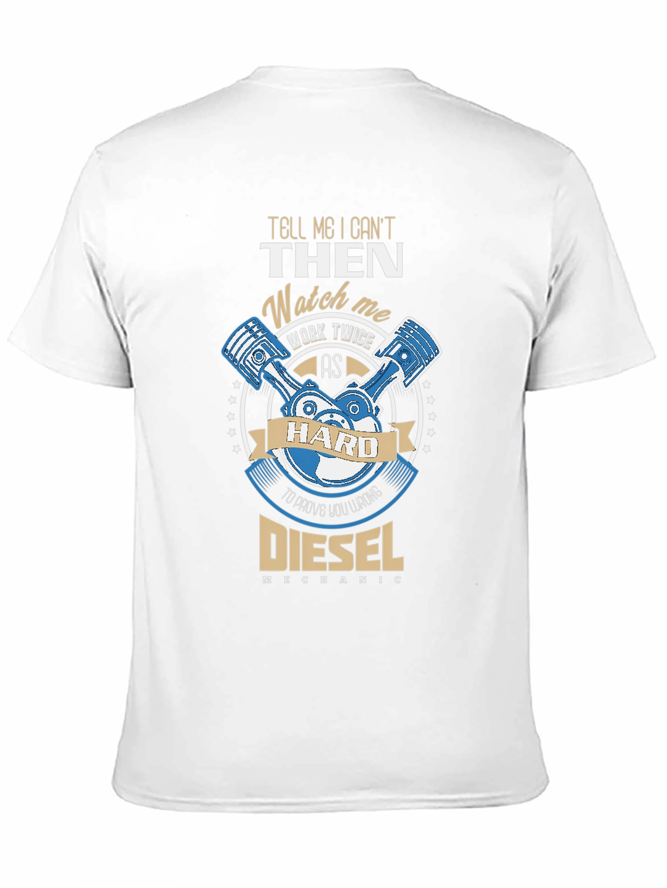 Camiseta Negra Diesel Mechanic