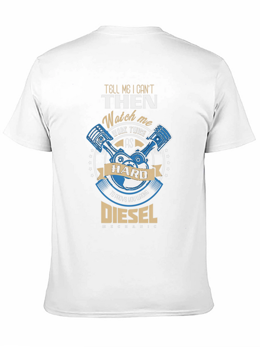 Camiseta Negra Diesel Mechanic