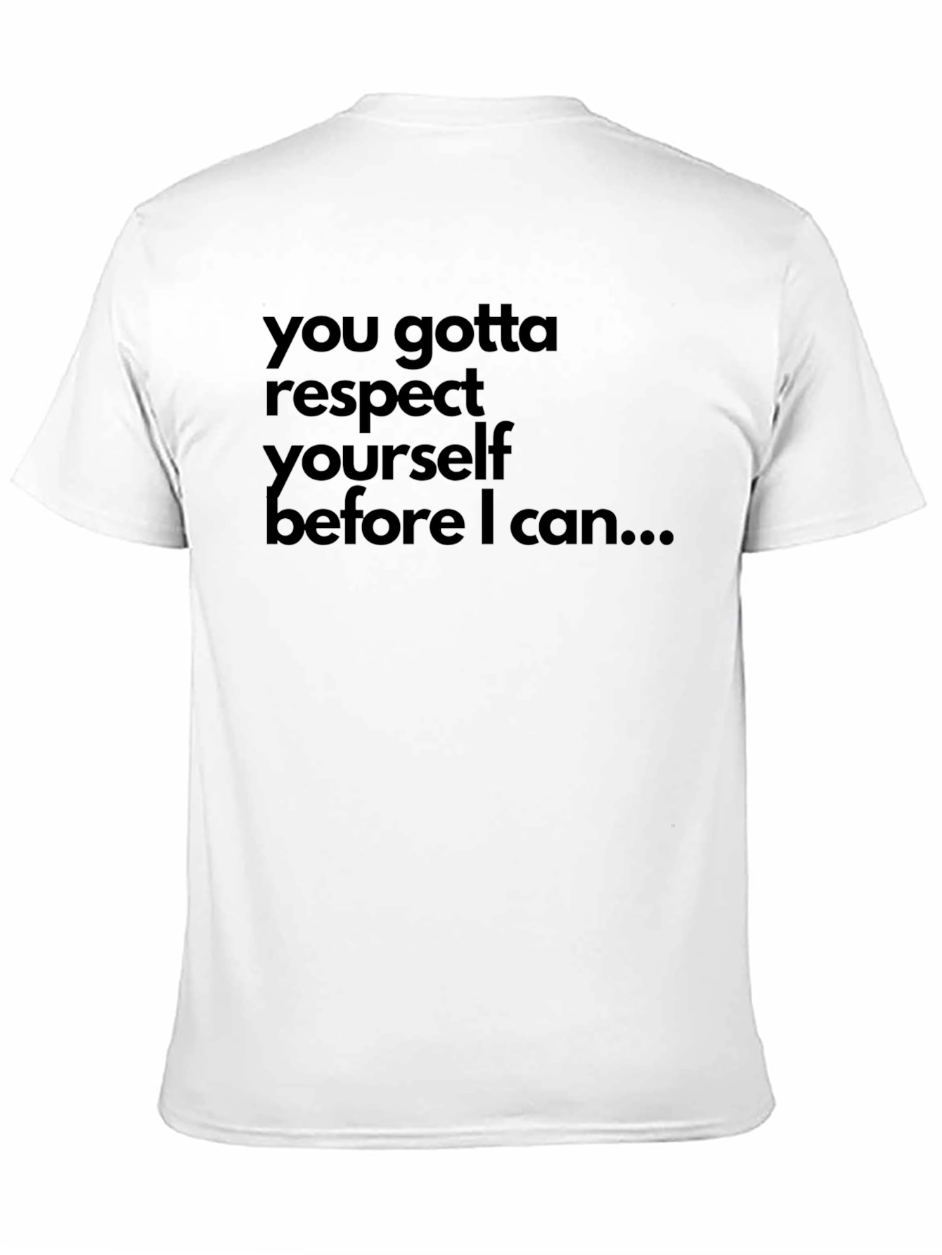 Camiseta Negra con Mensaje Motivador