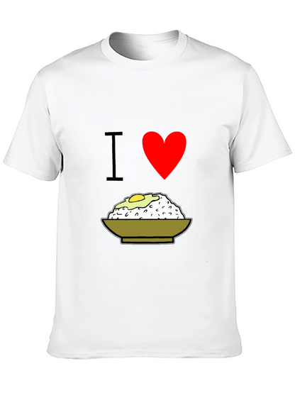 Camiseta Negra I ❤️ Arroz con Huevo